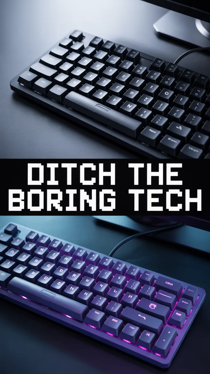 liquid aqua mouse, cute tech, AULA F68, y2k electronics, clear mechanical keyboard