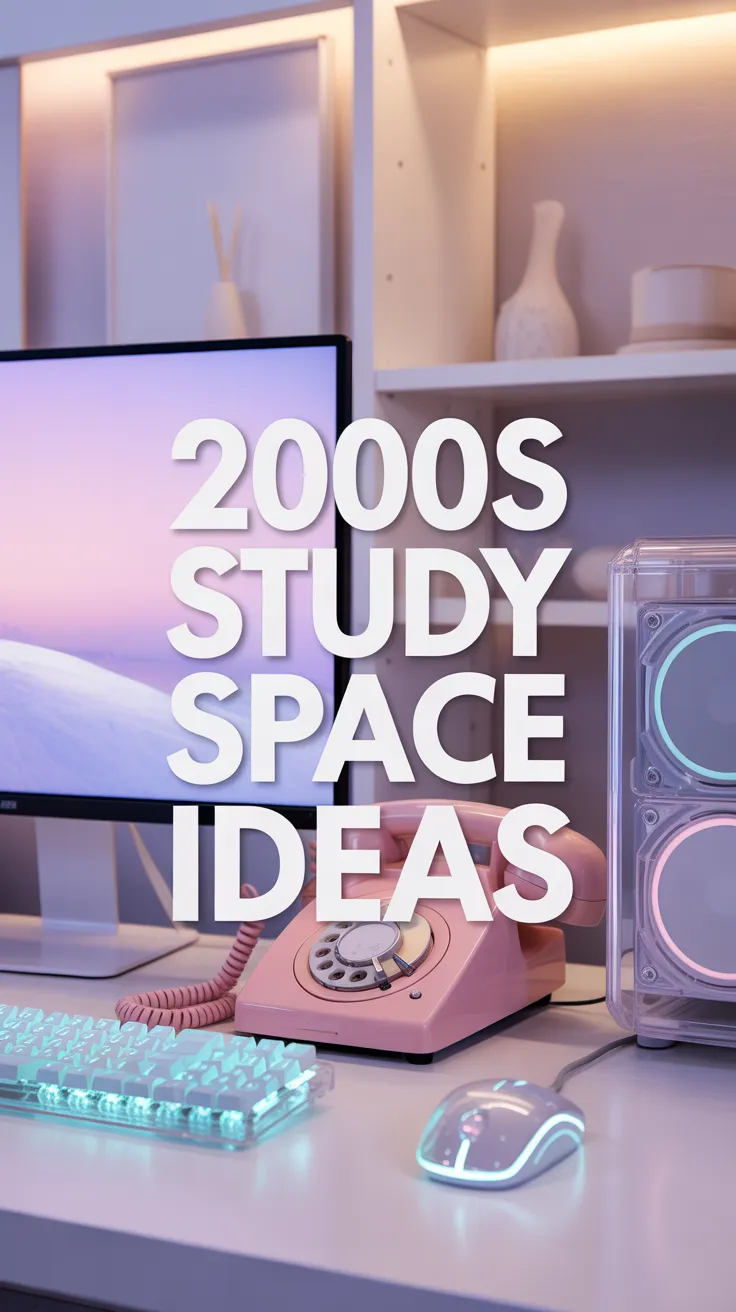 retro desk setup, atomic purple, liquid aqua mouse, y2k tech, clear aesthetic gadgets