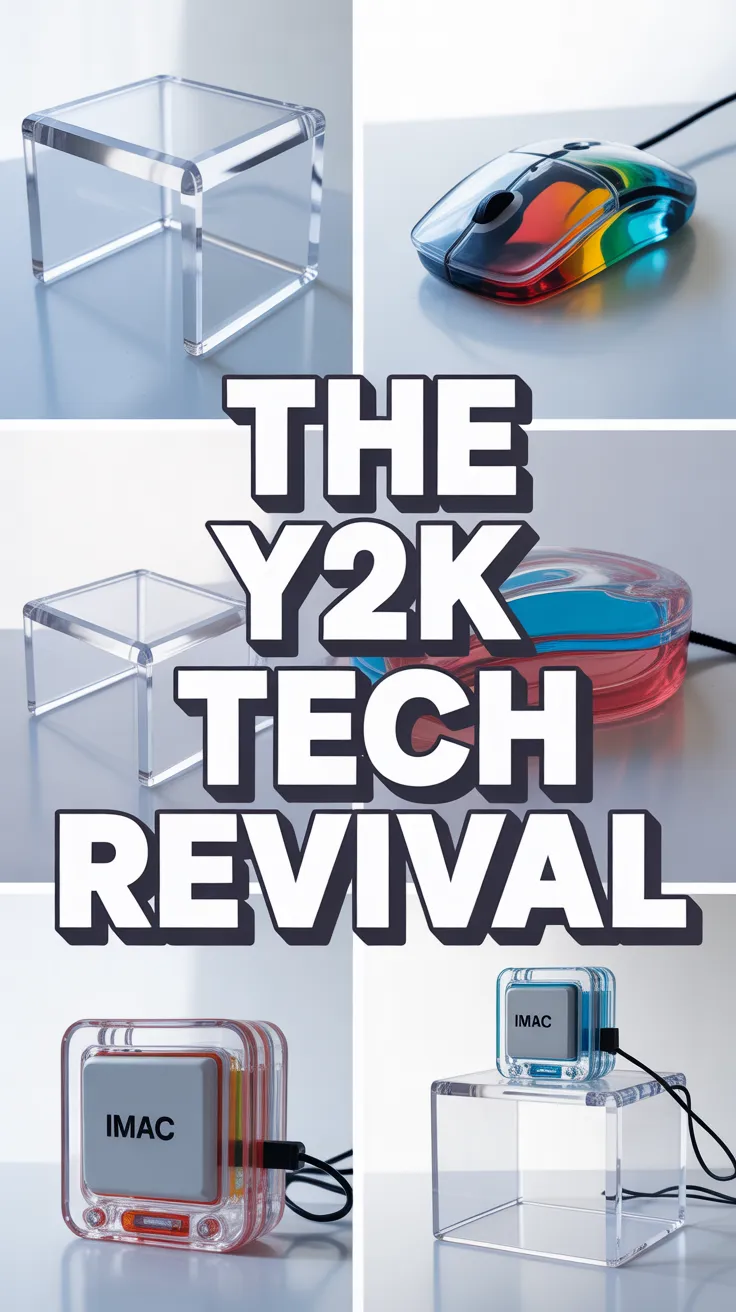 clear aesthetic gadgets, iMac G3 aesthetic, cute tech, atomic purple, liquid aqua mouse