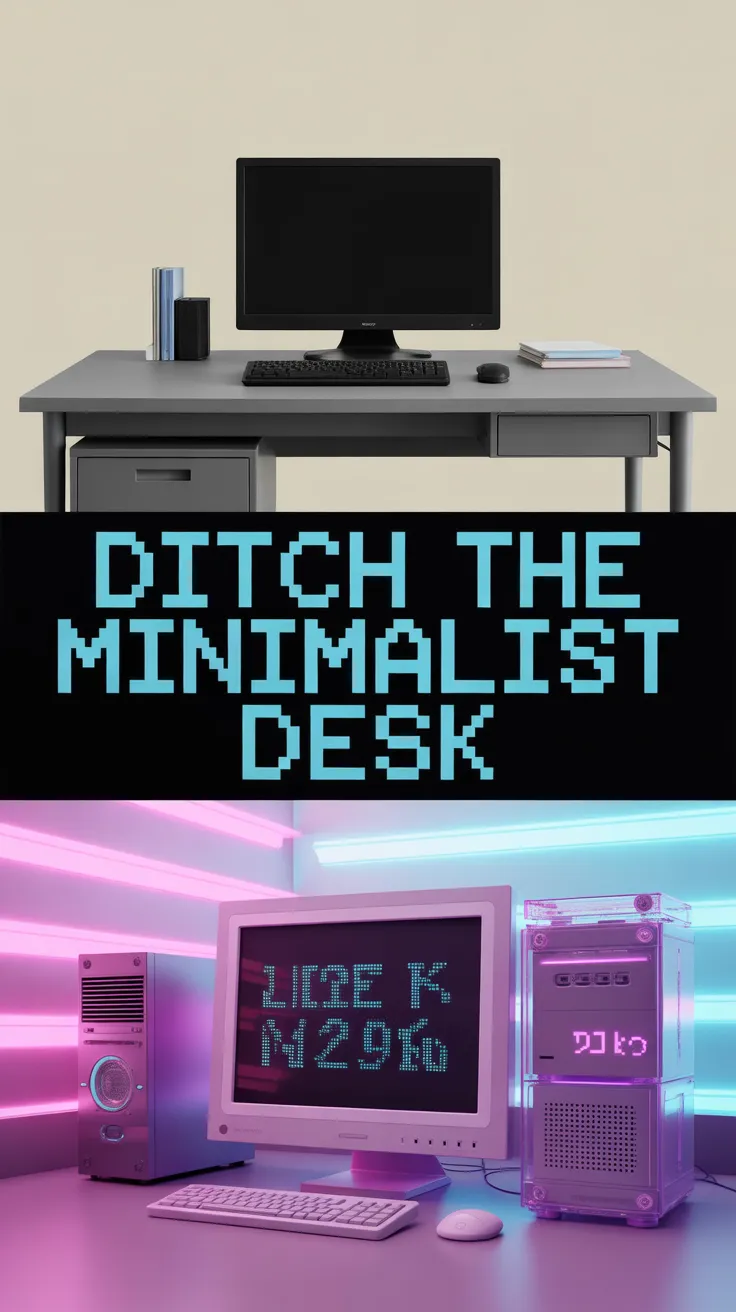 2000s electronics, retro desk setup, y2k tech, liquid mouse, y2k room decor