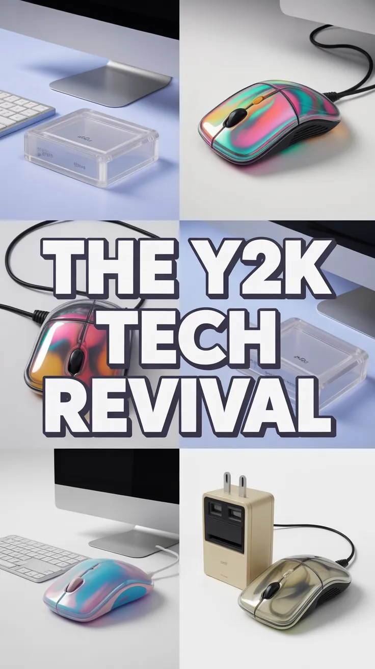 y2k room decor, clear aesthetic gadgets, transparent mechanical keyboard, y2k tech, clear landline phone