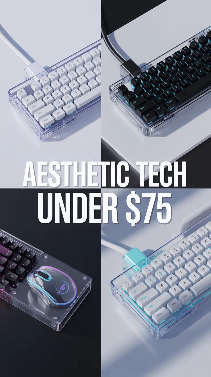 retro desk setup under 100, y2k cyberdeck diy, clear monitor stand, y2k electronics, aesthetic desk accessories